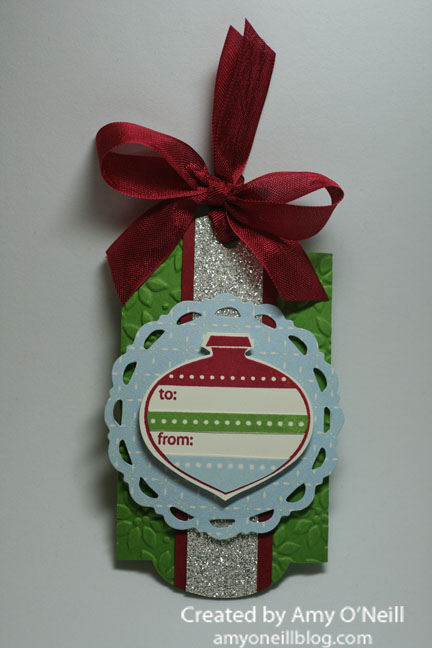 Sparkly Ornament Tag