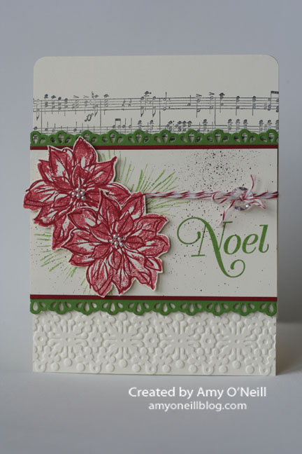 Watercolored Pointsettia