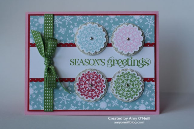 sparkly snowflake greetings