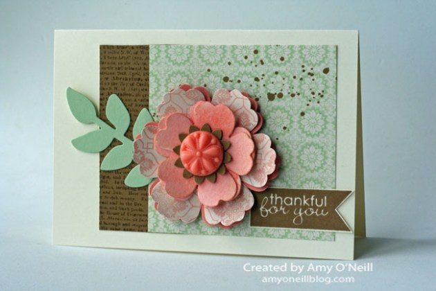 Layered Cantaloupe Flower