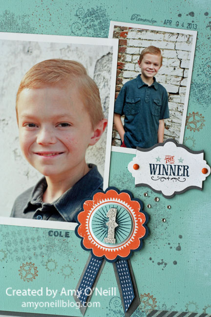 Artisan Brother Scrapbook Page Close Up 1