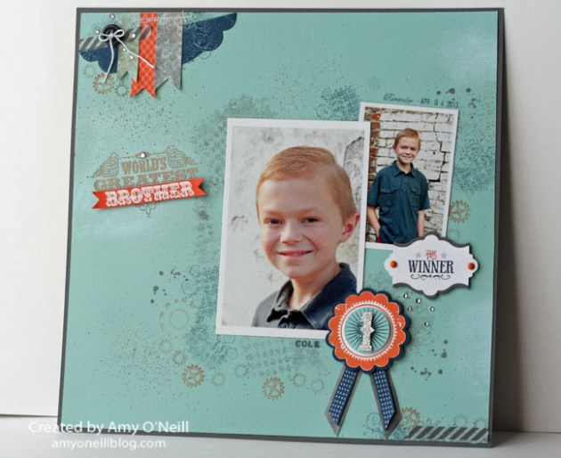 Artisan Brother Scrapbook Page