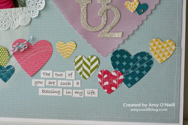 Artisan Love U2 Scrapbook Page Close Up 1