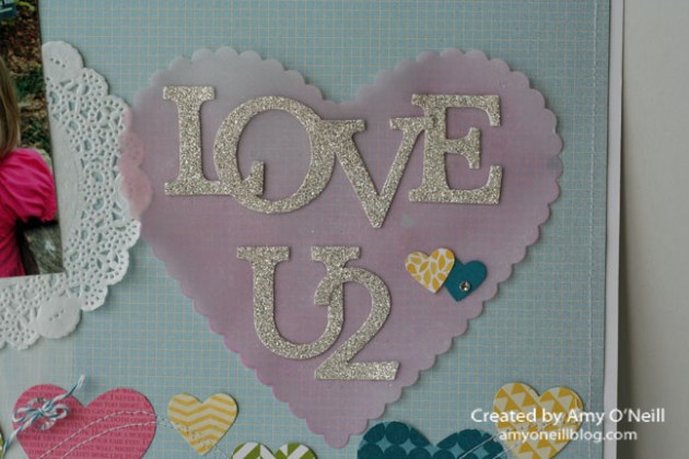 Artisan Love U2 Scrapbook Page Close Up 3