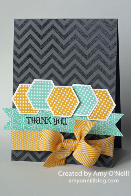 chevrons and hexagons