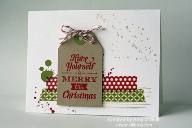 Splattered Merry Little Christmas