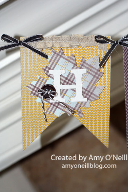 Happy Fall Banner -- Close