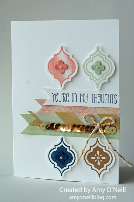 Mosaic Thoughts with Gold