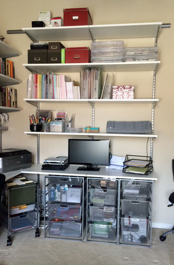 office -- craft storage space