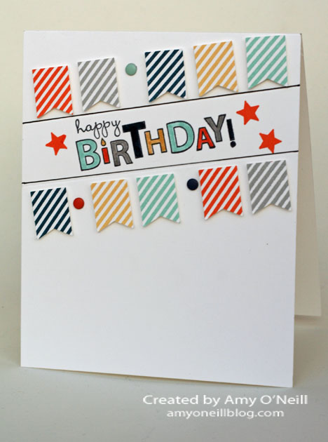 Simple Birthday Banner Card