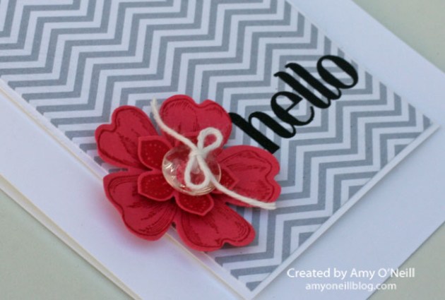 Hello Layered Flower Close Up