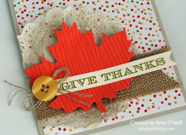 Textured PL Maple Leaf Close Up