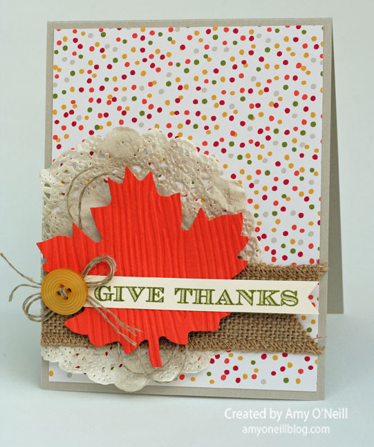 Textured PL Maple Leaf