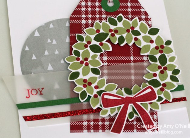 Flannel Wreath Close Up