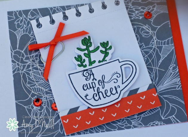 July Paper Pumpkin Close Up