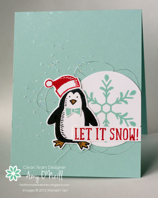 Snowflakes and Penguin