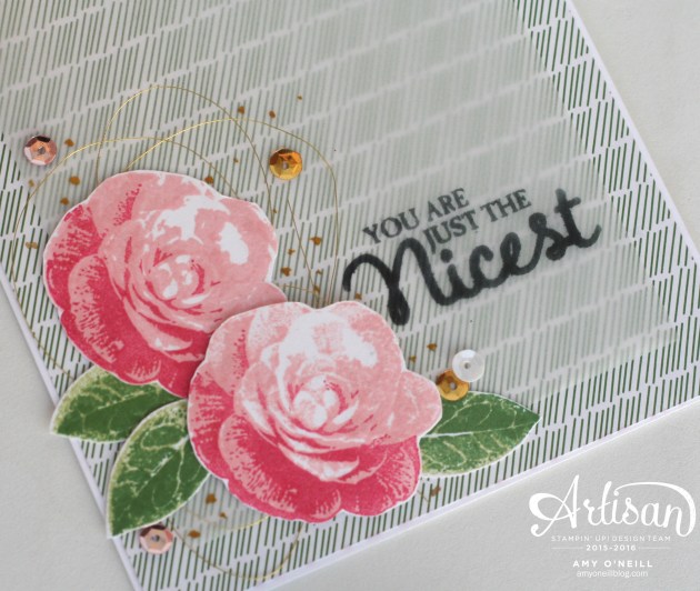 Love Blossoms Card Close Up