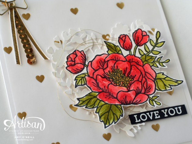 Love You Birthday Blooms Close Up