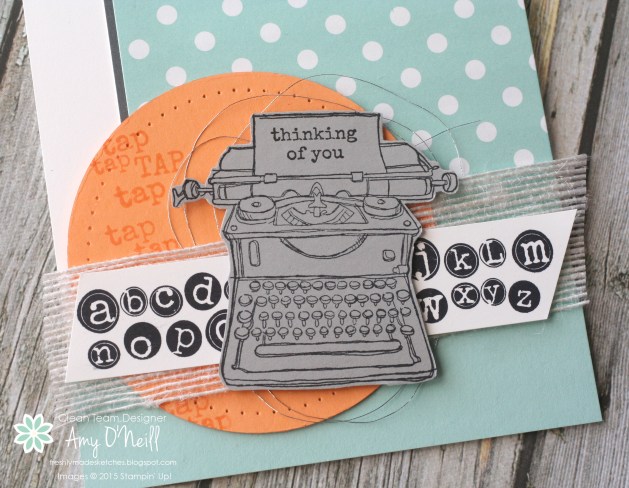 Adios Cute Typewriter Close Up