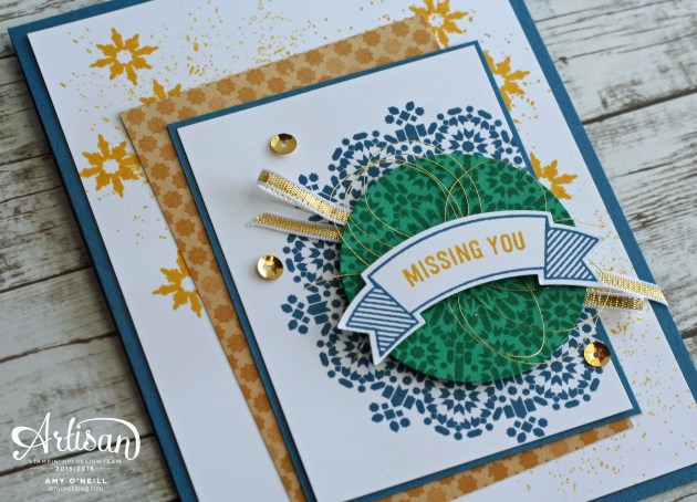 Moroccan Banners Card Close Up
